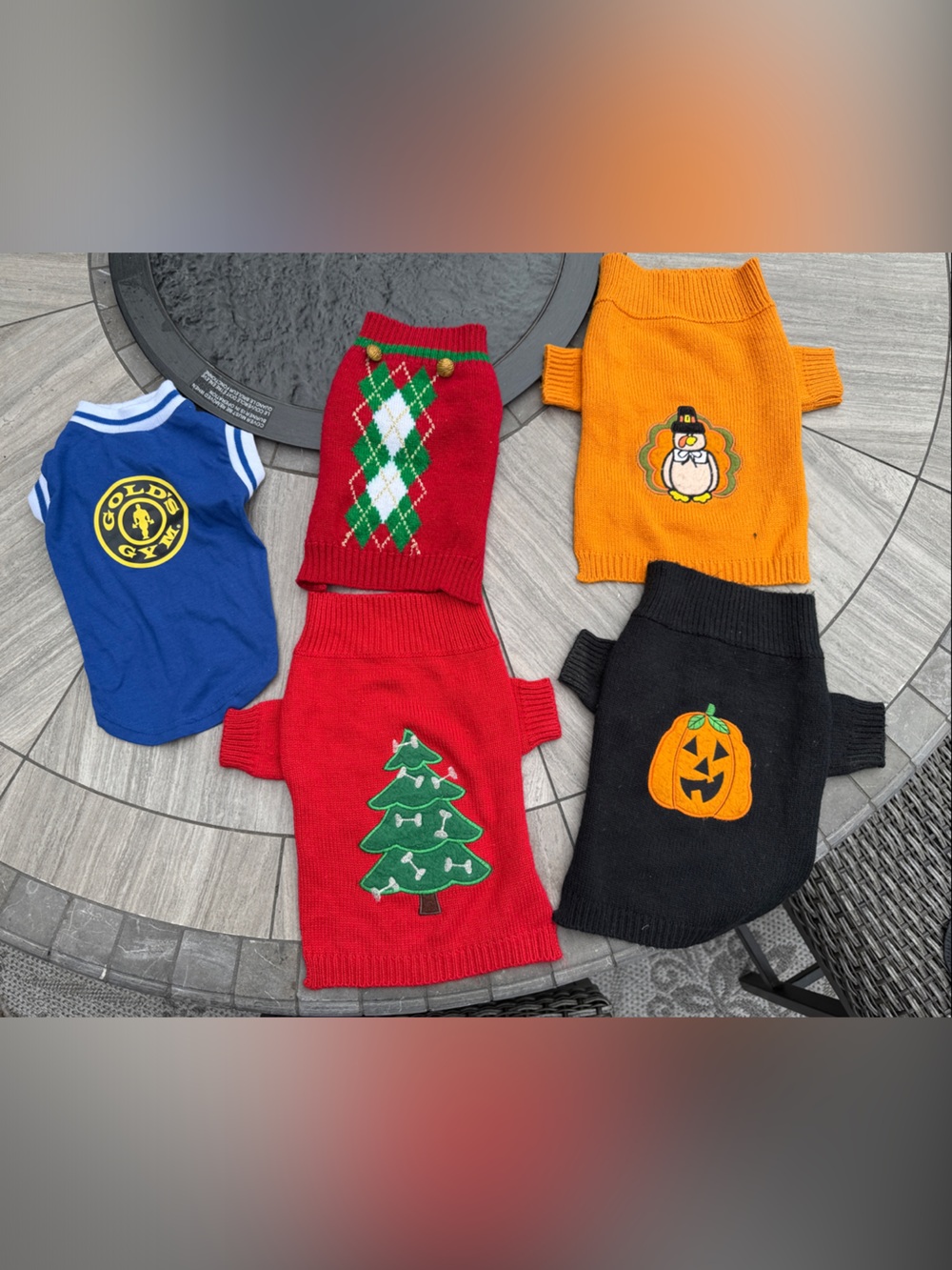 Red Christmas Tree Knit Dog Sweater - Brand Not Specified